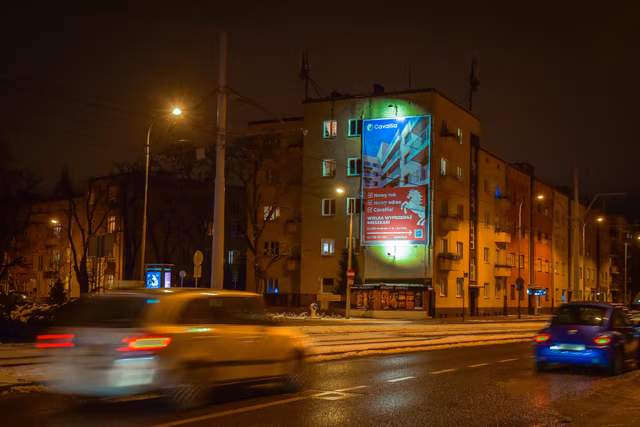 Reklama na budynku